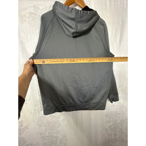 Marvel Hoodie XL Gray Punisher Waffle Sweatshirt - Picture 9 of 10